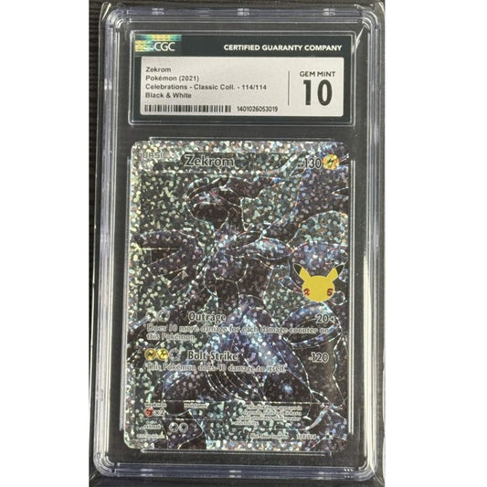 CELEBRATIONS: CLASSIC COLL. - Zekrom #114 CGC 10