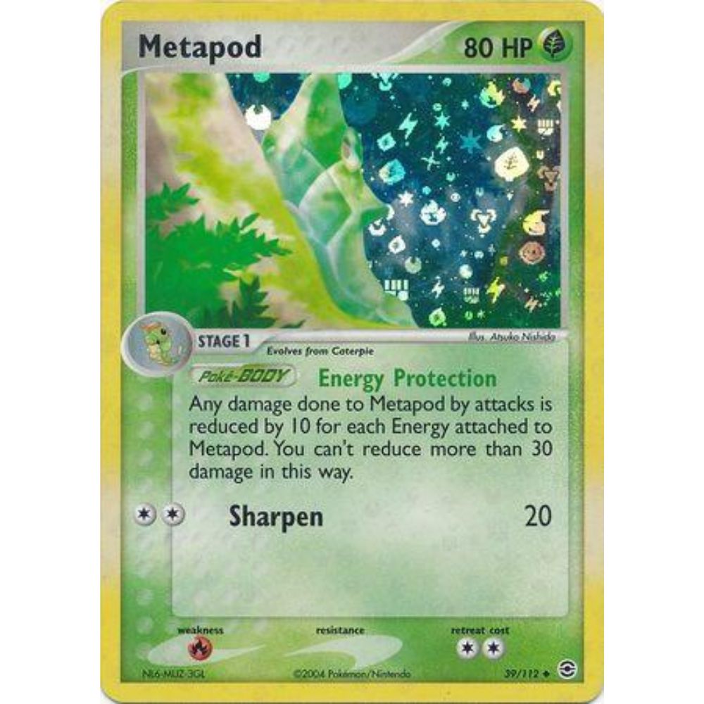Metapod 39/112 (EX FireRed & LeafGreen)