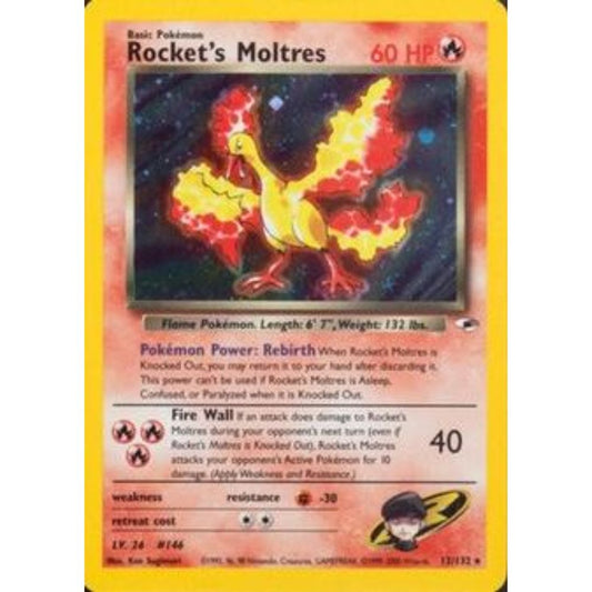 Rocket's Moltres 012/132 (Gym Heroes)