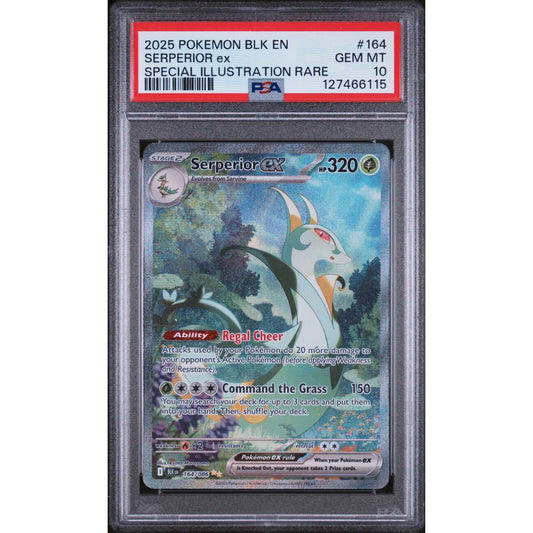BLACK BOLT - Serperior ex #164 PSA 10