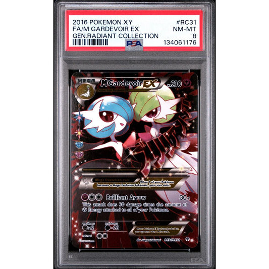 GENERATIONS: RADIANT COLLECTION - M Gardevoir EX #RC31 PSA 8