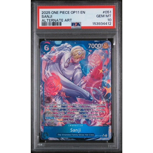 OP11 - Sanji #051 PSA 10