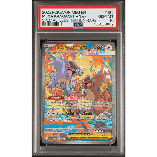 MEGA EVOLUTION - Mega Kangaskhan ex #182 PSA 10