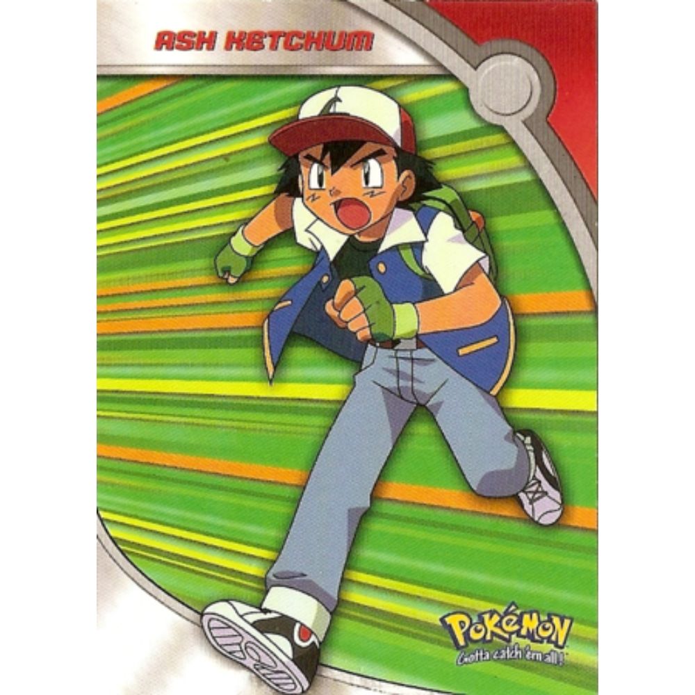 Ash Ketchum HV1 Heroes & Villians Series 2  (No Foil, Topps)