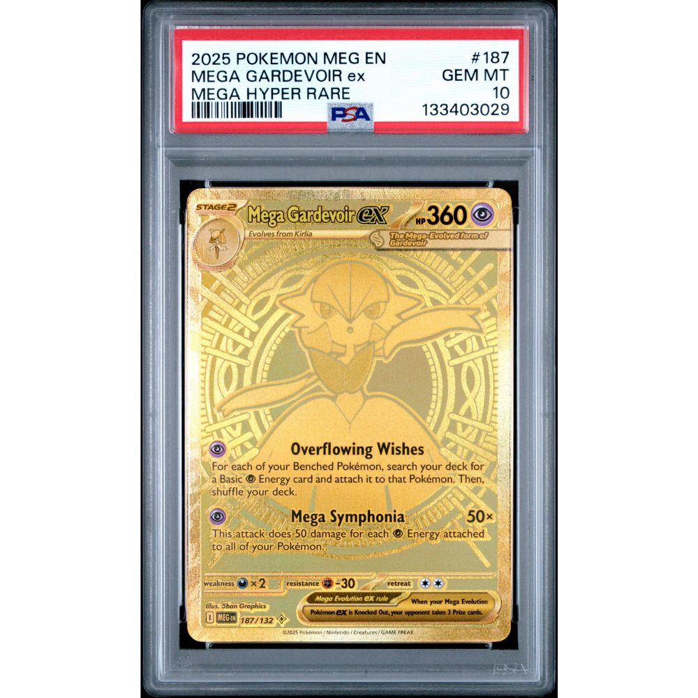 MEGA EVOLUTION - Mega Gardevoir ex #187 PSA 10