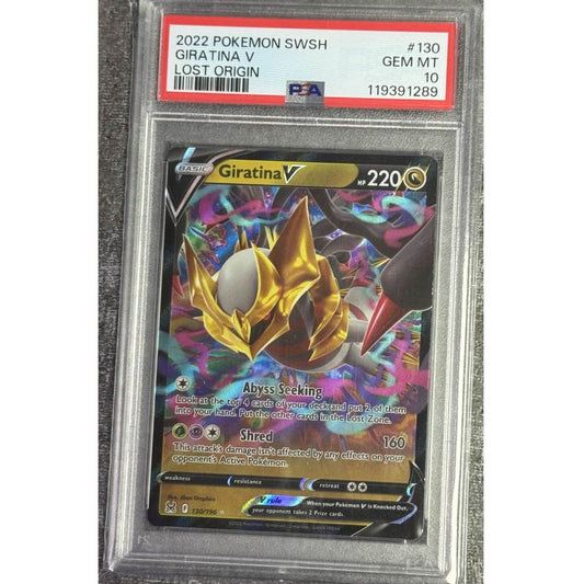 LOST ORIGIN - Giratina V 130/196 PSA 10