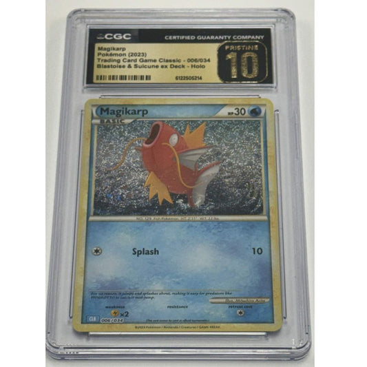 TCG CLASSIC - Magikarp #006 CGC PRISTINE 10