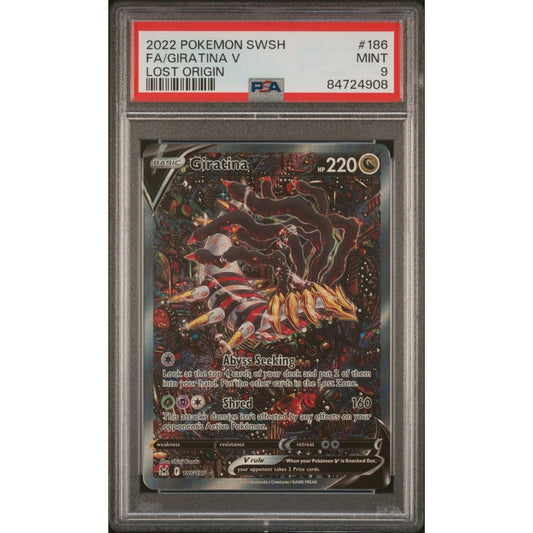 LOST ORIGIN - Giratina V #186 PSA 9