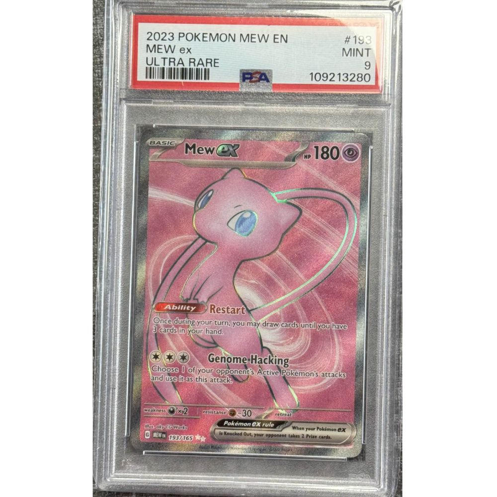 151 (MEW) - Mew ex 193/165 PSA 9