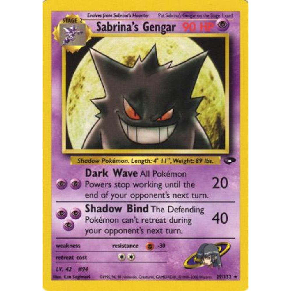 Sabrina's Gengar 029/132 (Gym Challenge)