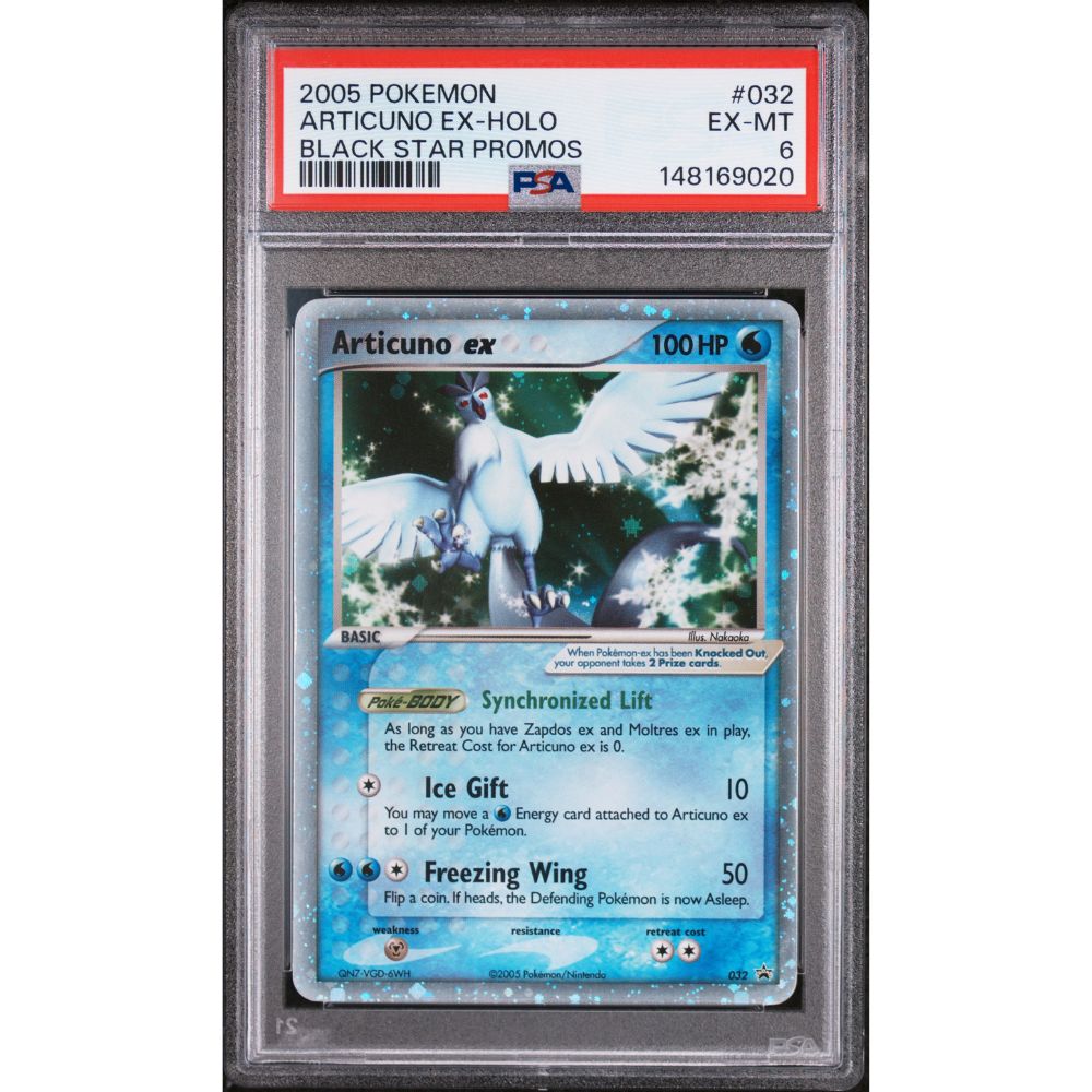 BLACK STAR PROMOS - Articuno #032 PSA 6