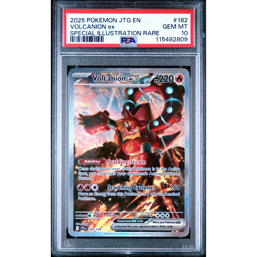 JOURNEY TOGETHER - Volcanion ex #182 PSA 10