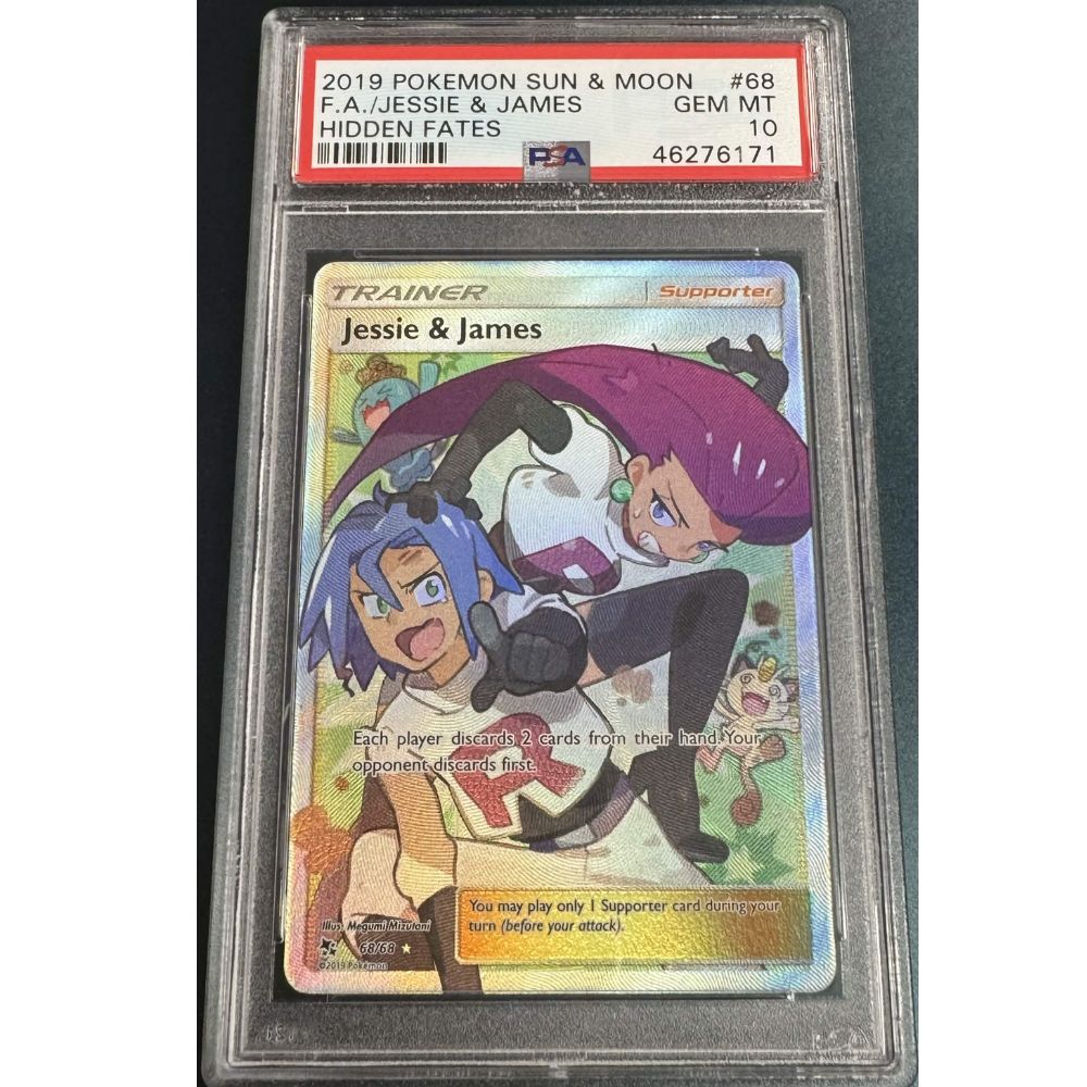 HIDDEN FATES - Jessie & James #68 PSA 10