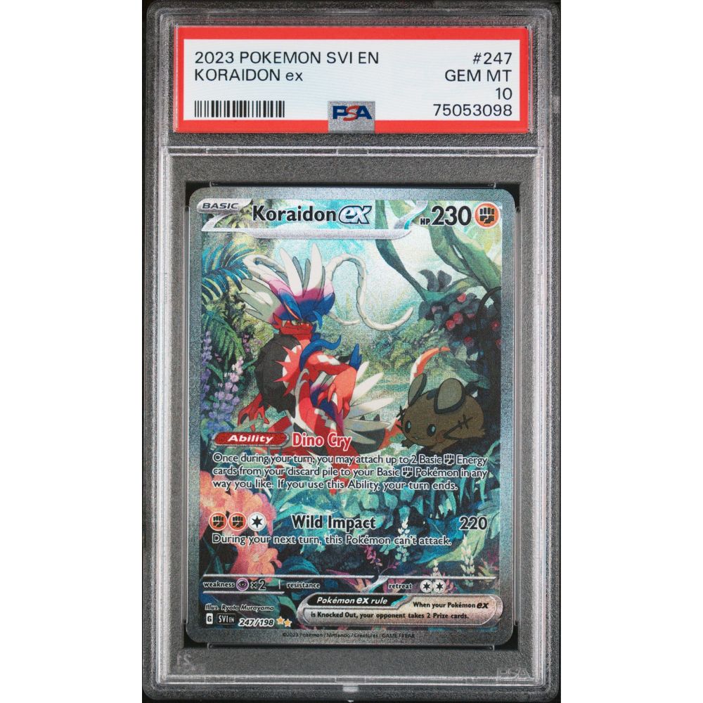 SV BASE SET - Koraidon ex #247 PSA 10