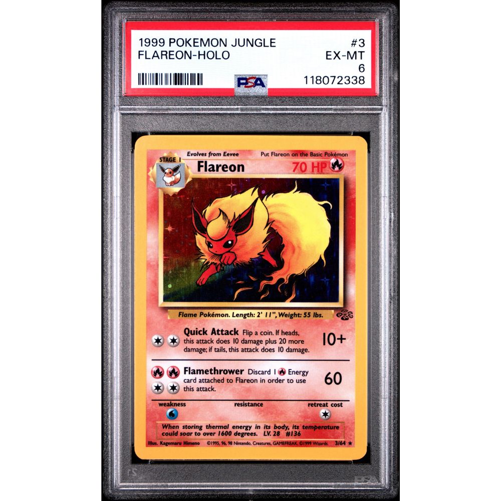 JUNGLE - Flareon #3 PSA 6