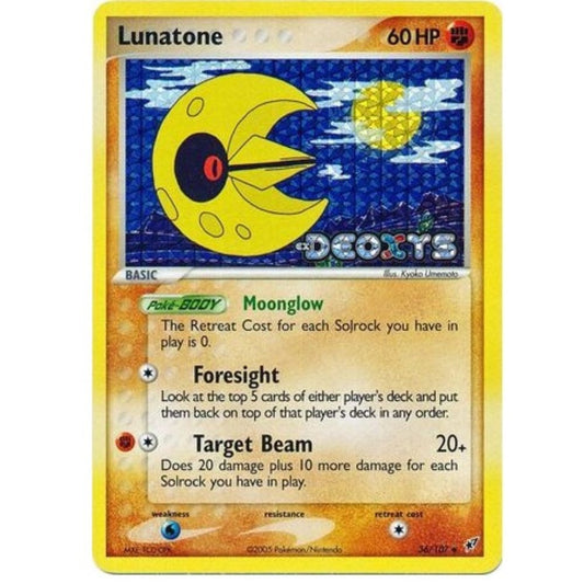 Lunatone 36/107 (Deoxys)