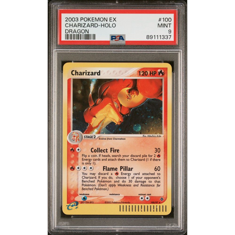 DRAGON - Charizard #100 PSA 9