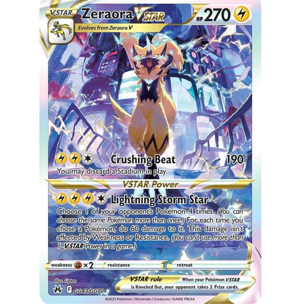 Zeraora VSTAR GG43/GG70 (CRZ: GG)