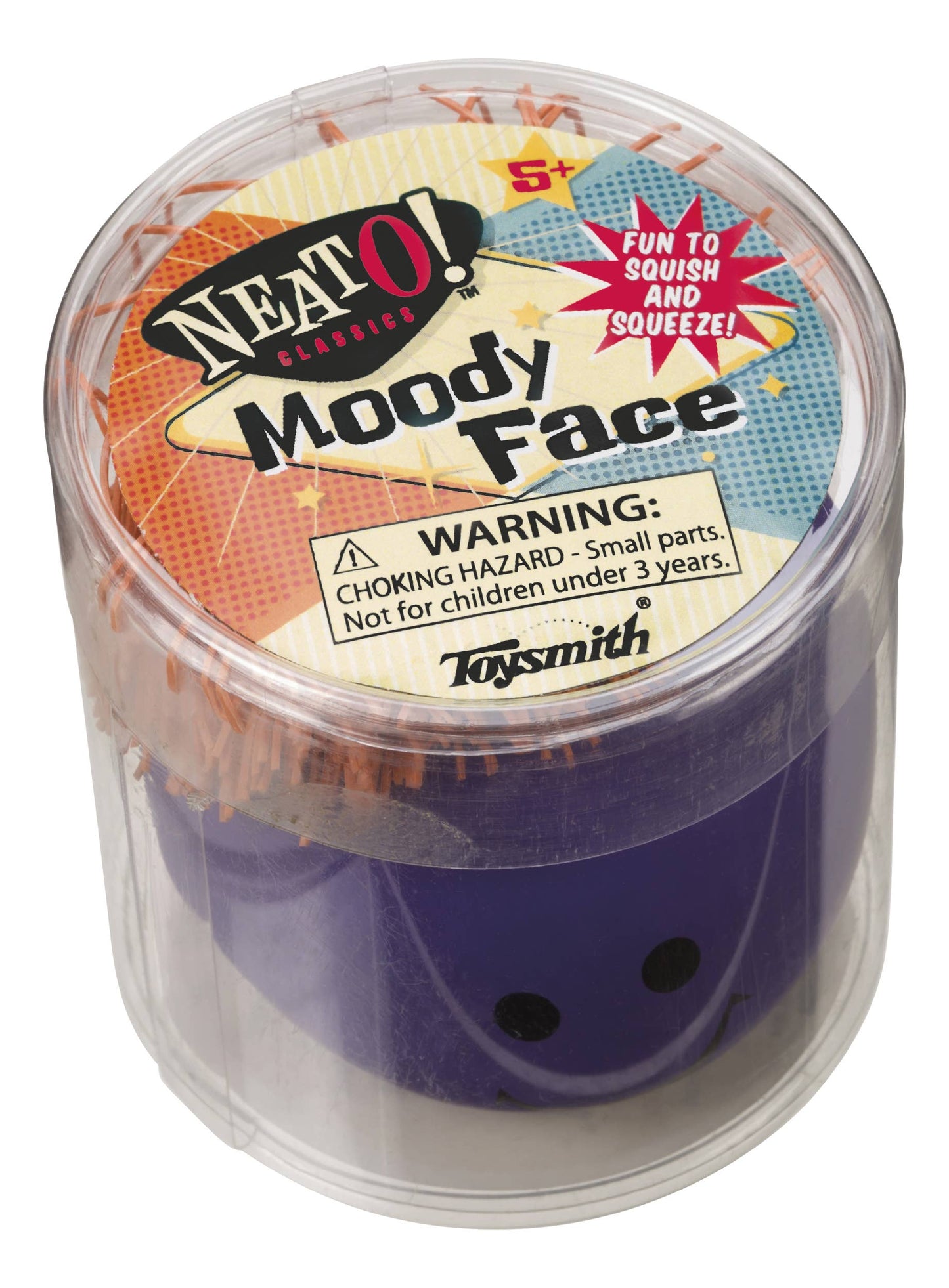 Neato! Moody Face, Stress Ball - Retro Classic