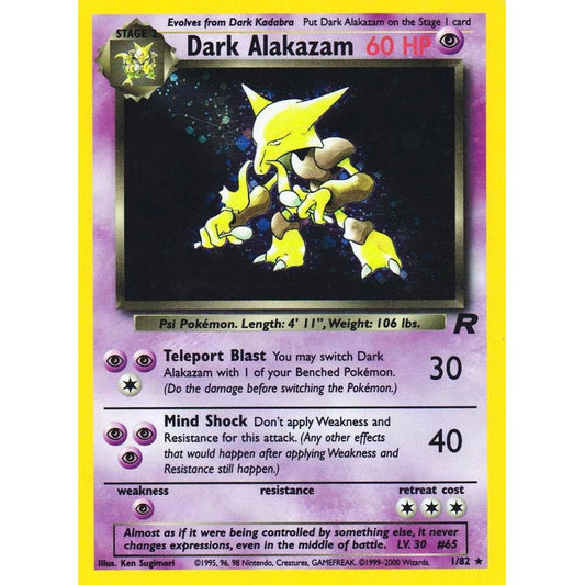 Dark Alakazam 1/82 (Team Rocket)