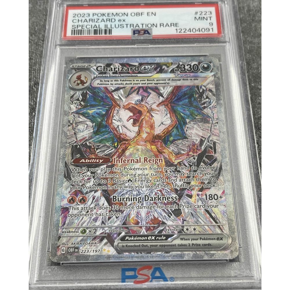 OBSIDIAN FLAMES - Charizard ex 223/197 PSA 9