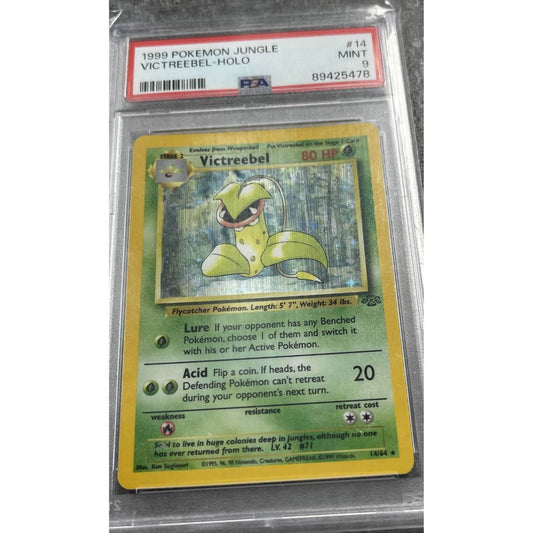 JUNGLE - Victreebel (Unlimited) 14/64 PSA 9