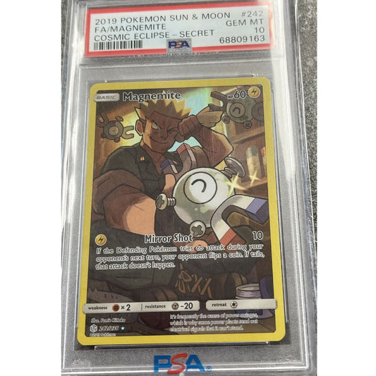 COSMIC ECLIPSE - Magnemite (Secret) 242/236 PSA 10