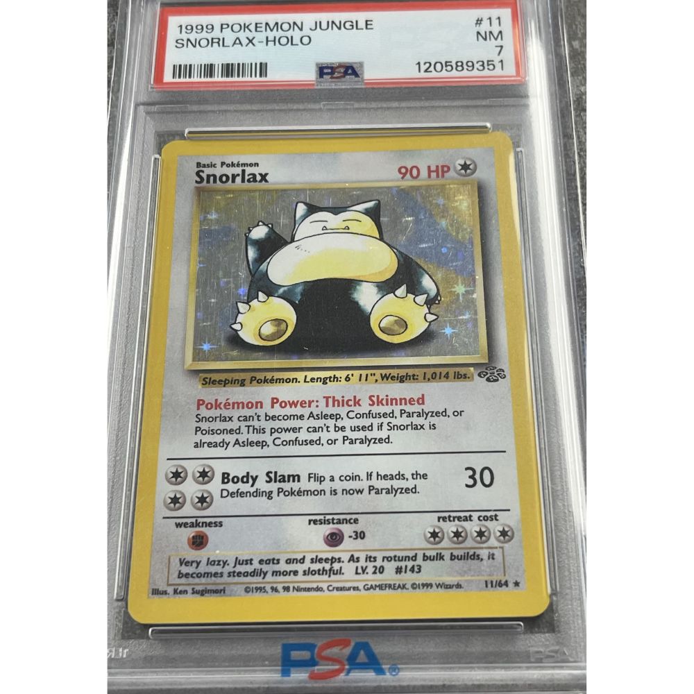 JUNGLE - Snorlax (Unlimited) 11/64 PSA 7