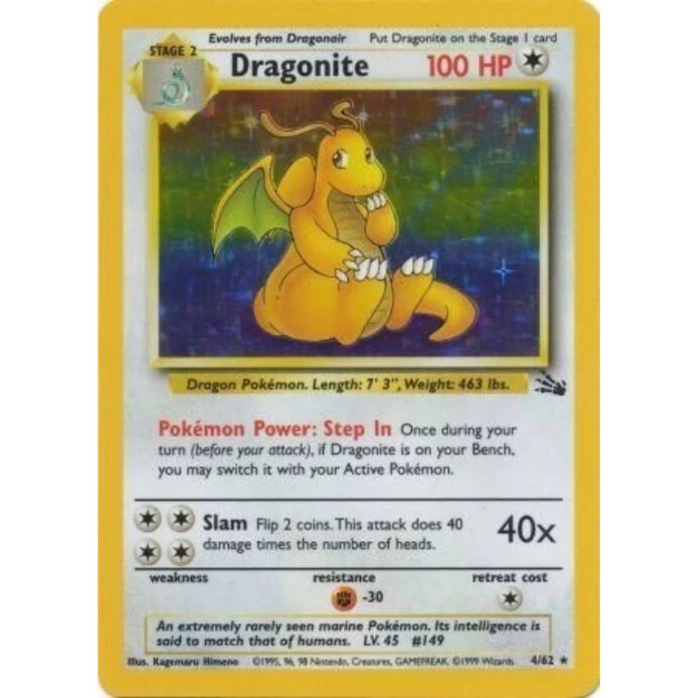 Dragonite 4/62 (Fossil)