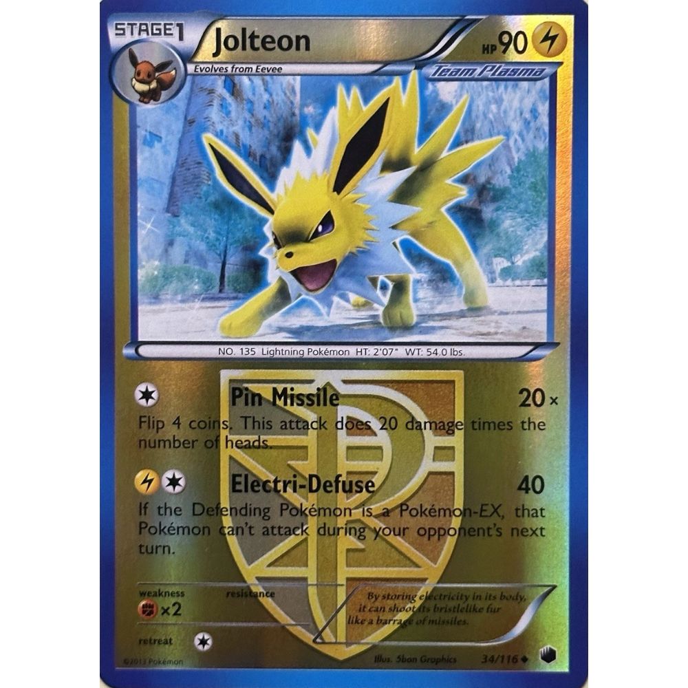Jolteon 34/116 (Plasma Freeze)