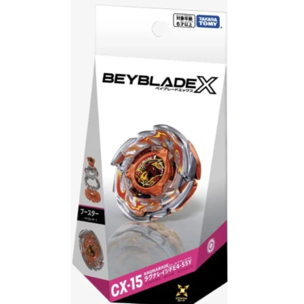 Takara Tomy Beyblade X CX-15 Ragna Rage FE4-55Y