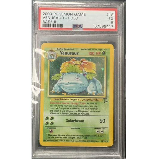 BASE SET 2- Veusaur PSA 5