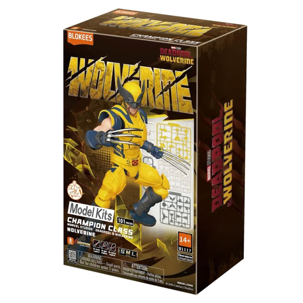 Marvel Deadpool & Wolverine Champion Class 05 Wolverine Model Kits | Blokees